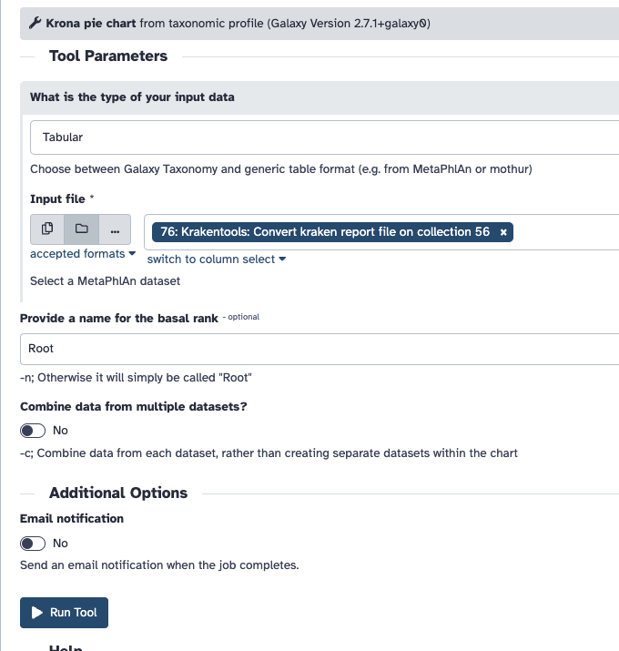 Kraken2 to Krona input
